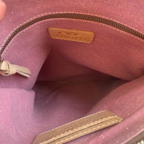 CONSUELA RASPBERRY FOLD OVER CLUTCH! - Picture 3 of 3